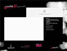 Tablet Screenshot of genie-s.com